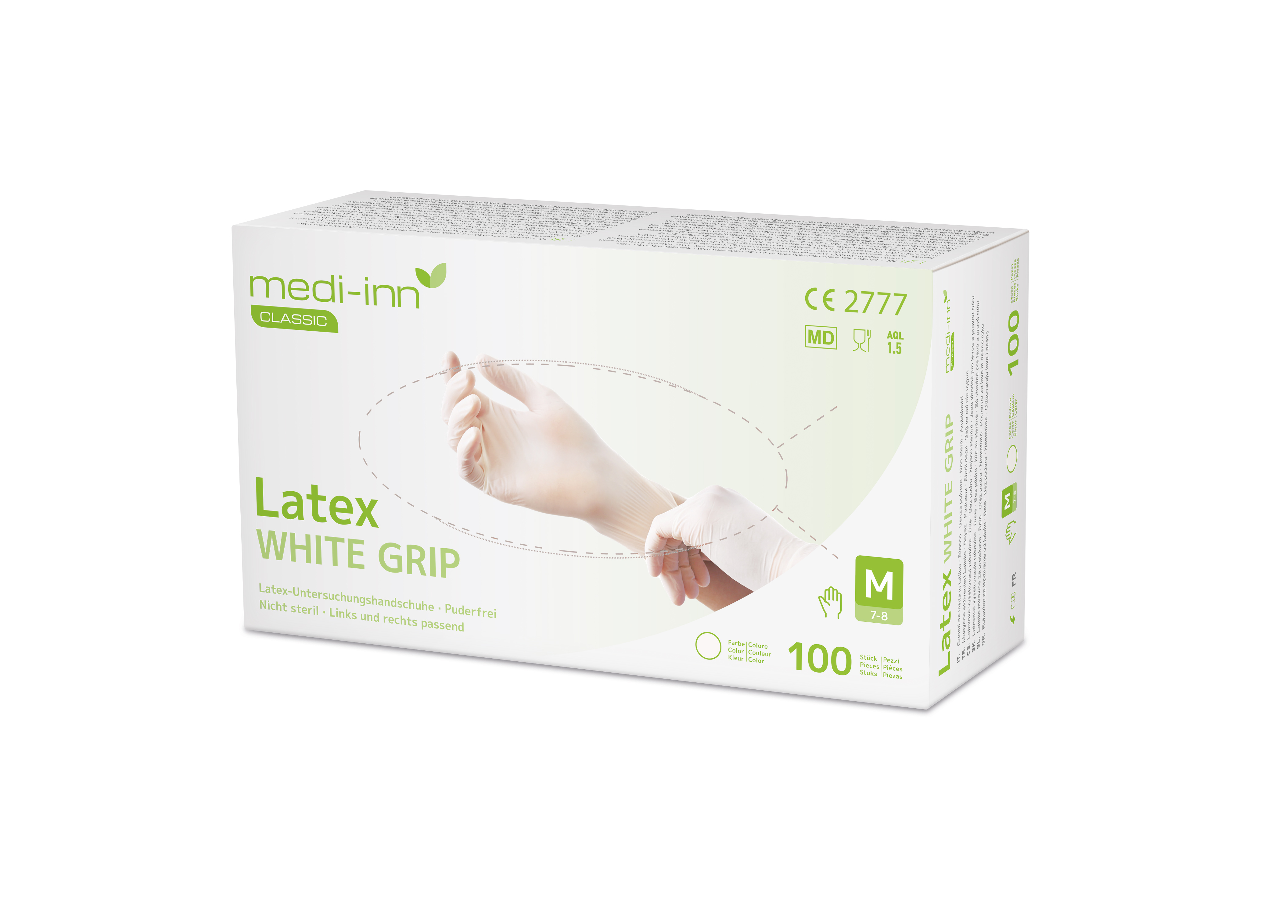 medi-inn® CLASSIC Latex WHITE GRIP